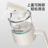 Glass oil bottle, automatic opening and closing, no oil sticking, large-capacity oil bottle, kitchen soy sauce bottle, vinegar bottle, leak-proof gravity oil bottle Specification image